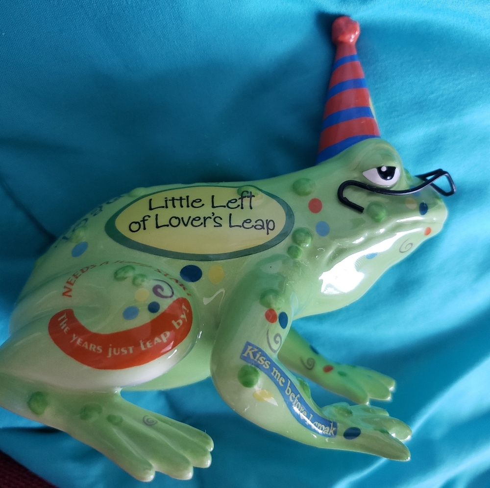 Fanciful Frogs "Old Croaker" figurine